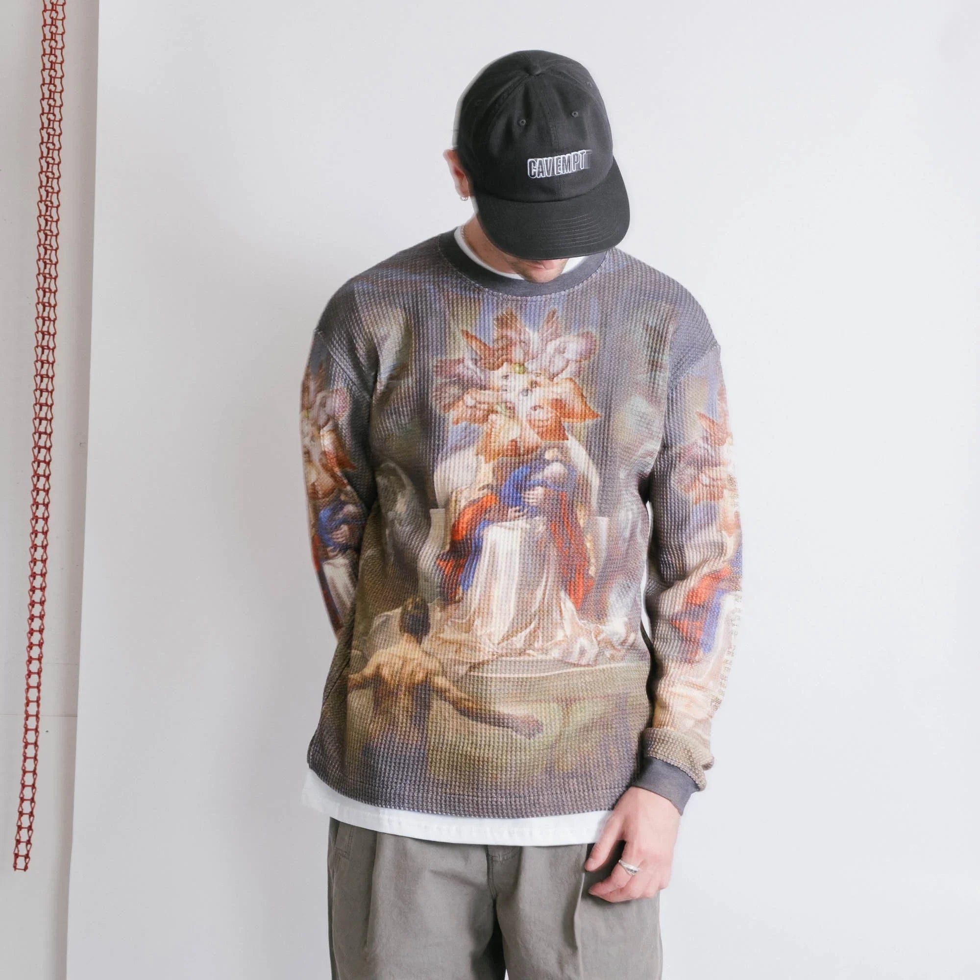 Reversible Bustier Bikini Top - Petrol /Oceanprint - SEASICK SWIM